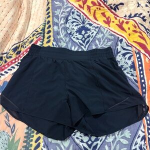 Women's Navy Blue Athletic Shorts